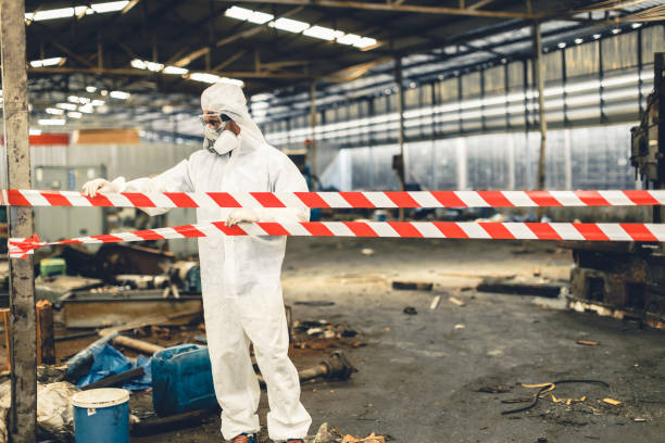 Professional Crime Scene Cleanup technician working in Koosharem, UT